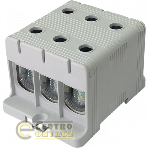 Клема Промфактор FT1150F 3P Cu:35-150/Al:35-150 35-150мм2 сіра
