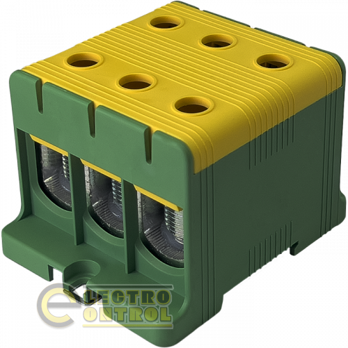 Клема Промфактор FT1150G 3P Cu:35-150/Al:35-150 35-150мм2 жовто-зелена