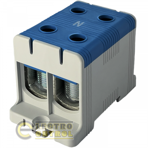 Клема Промфактор FT1150N 2P Cu:35-150/Al:35-150 35-150мм2 синя