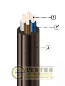 Кабель силовой GAL-KAT ГК000033343 ВВГнг-LS 4х2,5 5класс Кабель силовой GAL-KAT ГК000033343 ВВГнг-LS 4х2,5 5класс