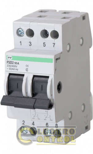 Переключатель нагрузки Промфактор FSD22050 FSD2 2P 50A 1-0-2