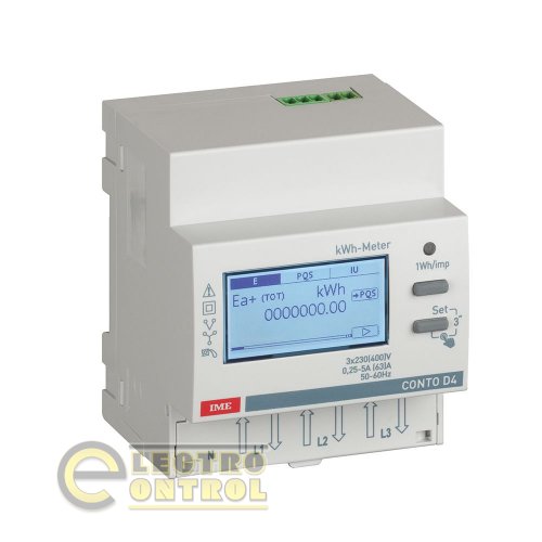 Трифазний лічильник електроенергії IME модульний 6А CE4TBDTMID з RS485