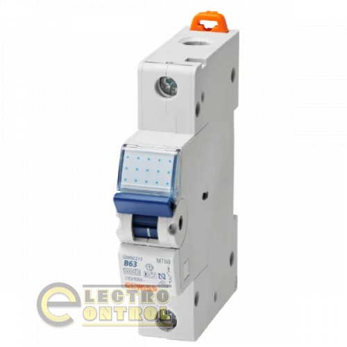 Автоматический выключатель Gewiss GW92213 МТ60 1P B 63А 6кA