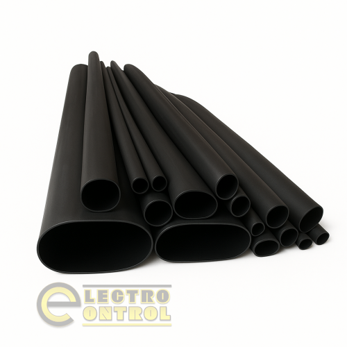 Полужёсткая термоусадочная трубка (с клеем) Термофит SBRSM-NF 3:1 85/25 мм WOER8222 чёрная (по 1,22 м) Полужёсткая термоусадочная трубка (с клеем) Термофит SBRSM-NF 3:1 85/25 мм WOER8222 чёрная (по 1,22 м)