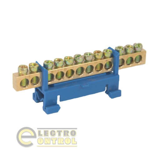 Шина нульова на Din-рейку Термофіт 10 отв. HUDA8829 Шина нульова на Din-рейку Термофіт 10 отв. HUDA8829