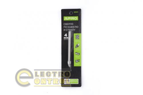 Свердло по склу і плитці Ø 4мм APRO 825001