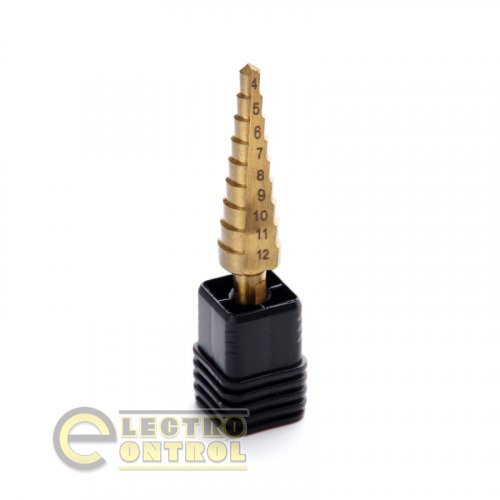 Сверло ступенчатое Ø 4-12мм APRO 830291