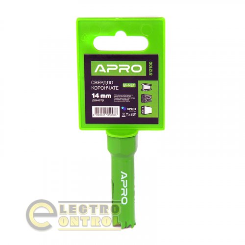 Сверло корончатое Ø 14мм APRO 812100 Bi-Met