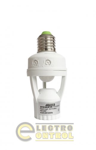 Датчик движения Technosystems ДР 03B E27 60Вт. TNSy5505267 белый 360° 7м IP20