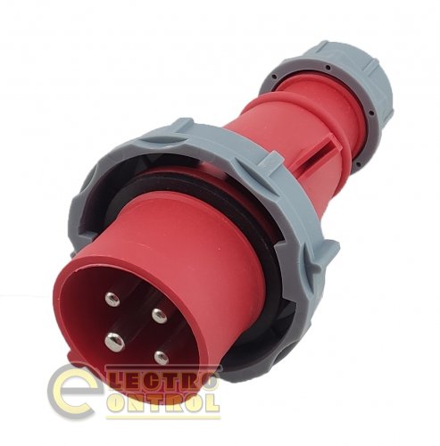 Вилка переносная Technosystems 0142 PRO 16А 3Р+PЕ TNSy5502041 380В IP67