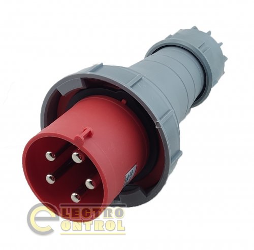 Вилка переносная Technosystems 0452 PRO 125А 3Р+PЕ+N TNSy5502492 380В IP67