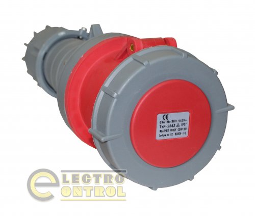Розетка переносна Technosystems  2342 PRO 63А 3Р+РЕ TNSy5502496 380В IP67