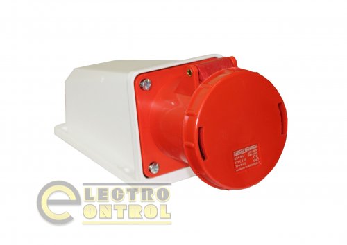 Розетка стационарная Technosystems 135 63А 3Р+PЕ+N TNSy5500414 380В IP67