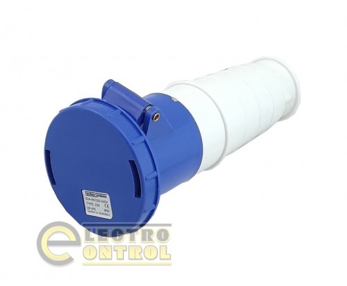 Розетка переносная Technosystems 233 63А 2Р+PЕ TNSy5503700 250В IP67