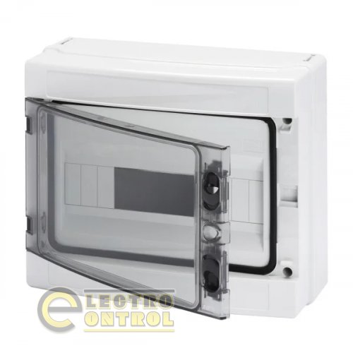 Корпус пластиковый Gewiss GW40103 40 CD навесной 12М (298x260x140) прозрачная дверца ІР65
