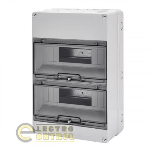 Корпус пластиковый Gewiss GW40007 40 CD навесной 24М прозрачная дверца ІР55 Корпус пластиковый Gewiss GW40007 40 CD навесной 24М прозрачная дверца ІР55