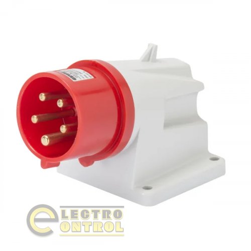 Вилка Gewiss GW60420 стаціонарна 90° IEC 309 HP IP44 3P+N+E 32A 400V 6H