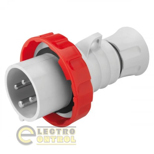 Вилка Gewiss GW60041H переносная IEC 309 HP IP67 3P+E 32A 400V 6H