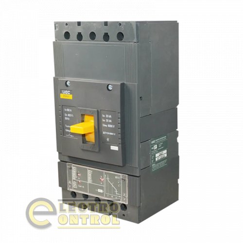 Автоматический выключатель UEC MCCB-PCB-37-3-0400E PCB37 3Р 400А 35кА с электронным расцепителем PR211