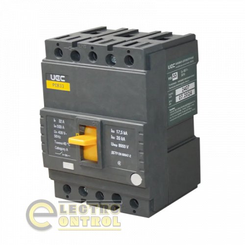 Автоматичний вимикач UEC MCCB-PCB-33-3-0032 PCB33 3Р 32А 35кА