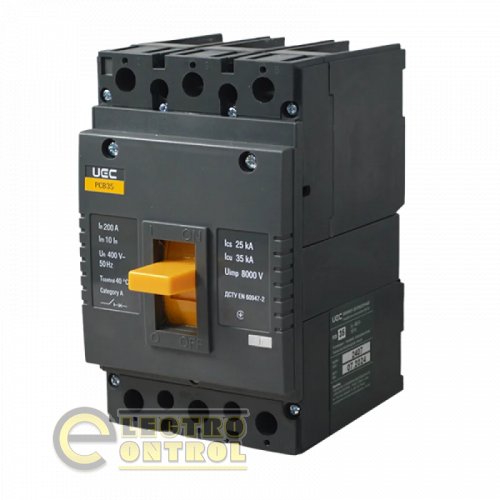 Автоматический выключатель UEC MCCB-PCB-35-3-0200 PCB35 3Р 200А 35кА
