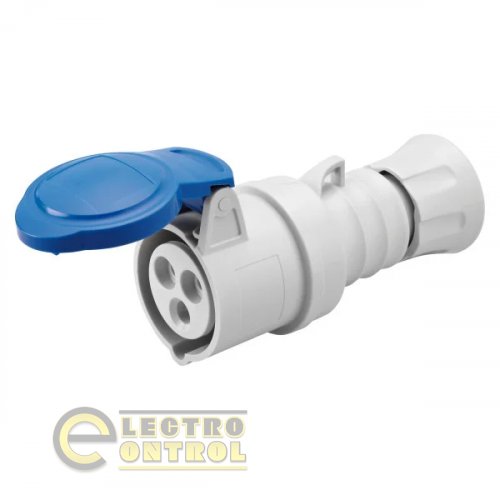 Розетка Gewiss GW62004H переносная IEC 309 HP IP44 2P+E 16A 230V 6H