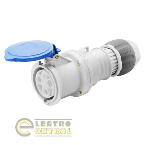 Розетка Gewiss GW63016H переносна IEC 309 HP IP44 2P+E 63A 230V 6H Розетка Gewiss GW63016H переносна IEC 309 HP IP44 2P+E 63A 230V 6H
