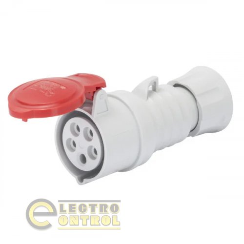 Розетка Gewiss GW62020H переносна IEC 309 HP IP44 3P+N+E 32A 400V 6H