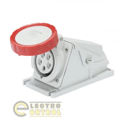 Розетка Gewiss GW62505 стаціонарна 90° IEC 309 HP IP67 3P+N+E 16A 400V 6H