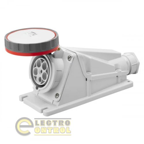 Розетка Gewiss GW63527 стационарная 90° IEC 309 HP IP67 3P+N+E 63A 400V 6H