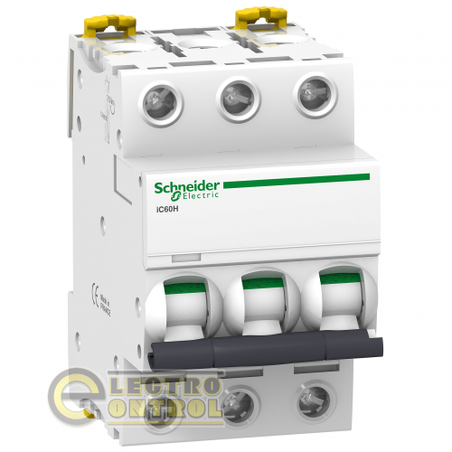 Автоматический выключатель Schneider-Electric A9F89363 Acti9 iC60H 3P 63A C