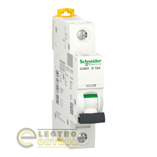 Автоматичний вимикач Schneider-Electric A9F85116 Acti9 iC60H 1P 16A D