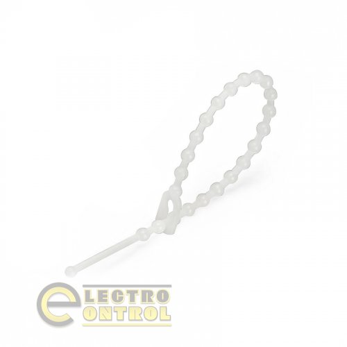 Хомут кульковий роз’ємний APRO CTM-2150 2х150 білий (пач. 100шт)