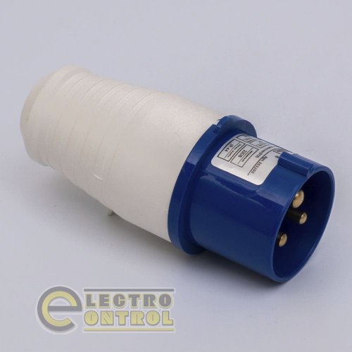 Вилка Takel 503200 переносная 013 16А 220В 2Р+Е IP44 Вилка Takel 503200 переносная 013 16А 220В 2Р+Е IP44