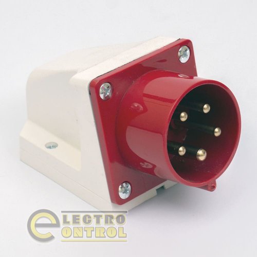 Вилка Takel 503217 стационарная 515 16А 380В 3Р+N+Е IP44