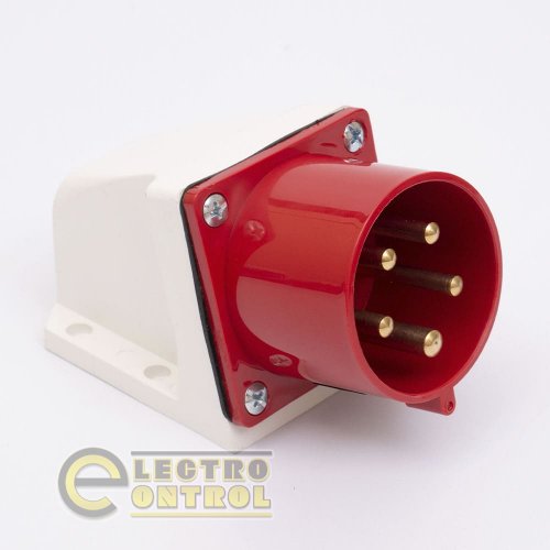 Вилка Takel 503235 стаціонарна 525 32А 380В 3Р+N+Е IP44