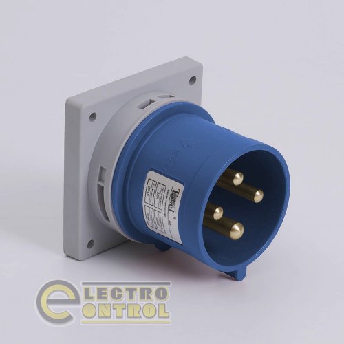 Вилка Takel 503258 стационарная встроенная 614 16А 380В 3Р+Е IP44