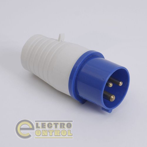 Вилка LEE 703200 переносная 7013 16А 220В 2Р+Е IP44