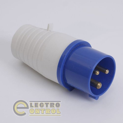 Вилка LEE 703218 переносная 7023 32А 220В 2Р+Е IP44