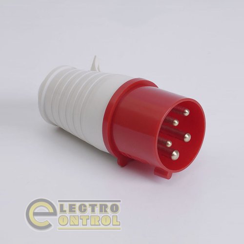 Вилка LEE 703230 переносна 7025 32А 380В 3Р+N+Е IP44