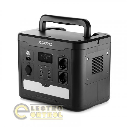 Зарядна станція APRO 852056 PS-1500 220В 1500Вт (1484Вт/год) з бездротовою зарядкою