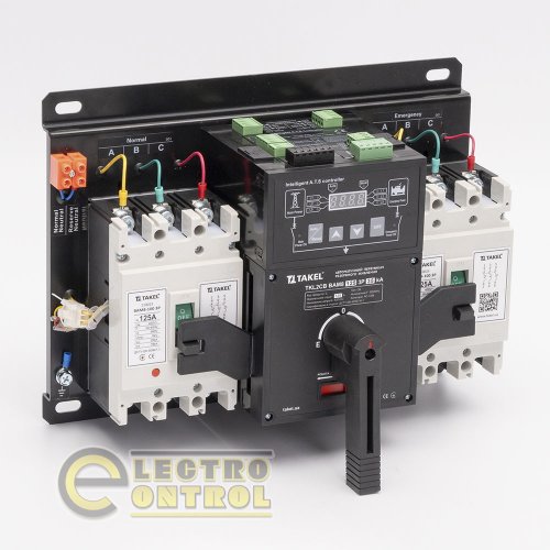 Автоматический переключатель резервного питания Takel 516919 TKL2CB BAM8-100 3Р 125А 25кА