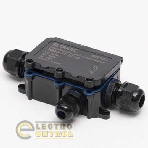 Коробка распределительная Takel 507131 с клемником WBS-31 IP-68