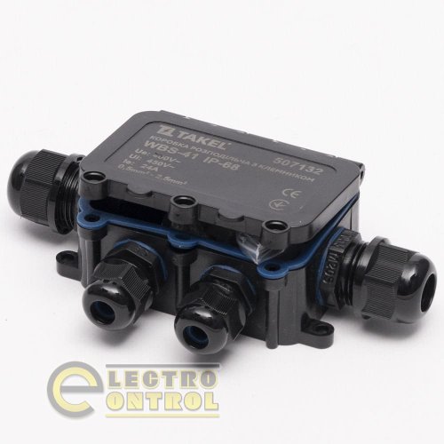 Коробка распределительная Takel 507132 с клемником WBS-41 IP-68