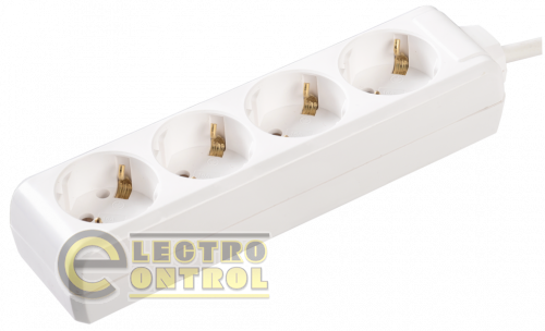 Удлинитель UEC WYP10-16-04-03-G-N-U STANDART П04 4 места 2Р+PЕ 3м 3х1мм2 16А 250В Удлинитель UEC WYP10-16-04-03-G-N-U STANDART П04 4 места 2Р+PЕ 3м 3х1мм2 16А 250В