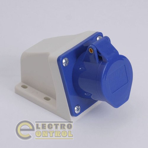 Розетка LEE 703219 стационарная внешняя 7123 32А 220В 2Р+Е IP44