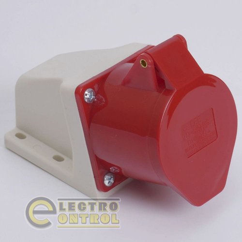 Розетка LEE 703252 стаціонарна зовнішня 7145 125А 380В 3Р+N+Е IP67