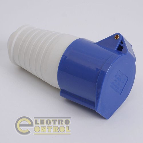 Розетка LEE 703220 переносна 7223 32А 220В 2Р+Е IP44