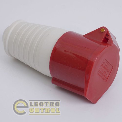 Розетка LEE 703241 переносна 7234 63А 380В 3Р+Е IP67