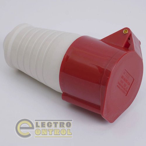 Розетка LEE 703244 переносна 7235 63А 380В 3Р+N+Е IP67